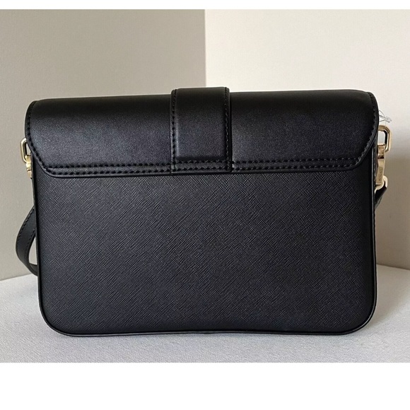 New Michael Kors Carmen Medium Convertible Shoulder Bag Black - Picture 7 of 8